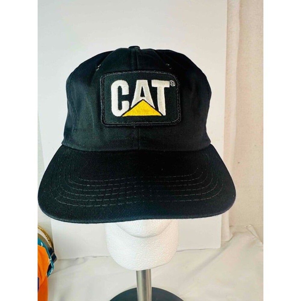 Tonkin Unisex Black White Yellow Caterpillar Snapback Hat Cap One Size